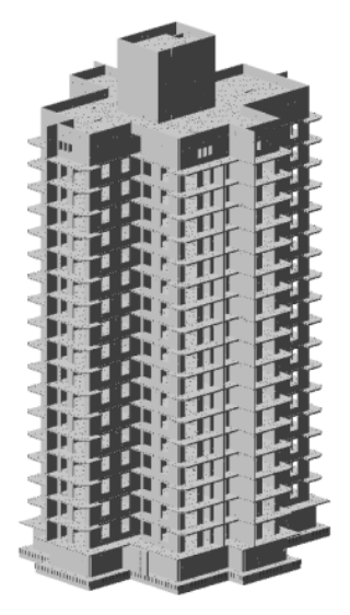 Пространственная модель здания