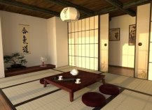 Интерьер для комнаты медитации в стиле японского минимализма