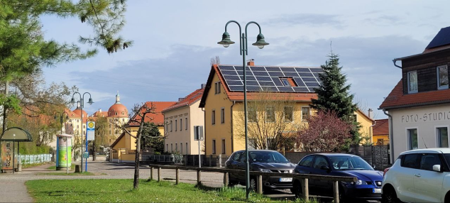 Солнечные панели, община Морицбург, Германия. Автор: Альжанова Саида