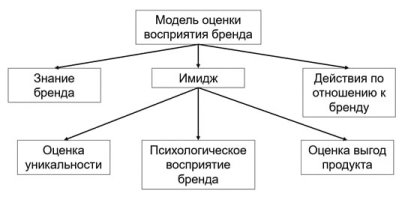 Разработанная модель оценки восприятия бренда