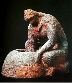 Сарагт Бабаев «Материнский хлеб» 1983, бронза
