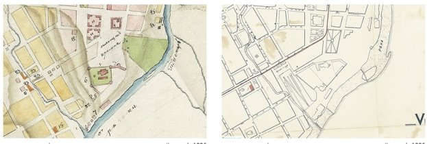 Карта исторического центра города Курска 1896 года