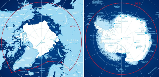 Районы действия Полярного Кодекса
