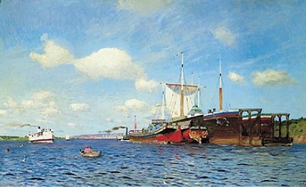 Свежий ветер. Волга, 1895