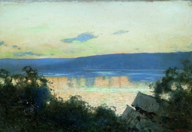 Вечер на Волге, 1888