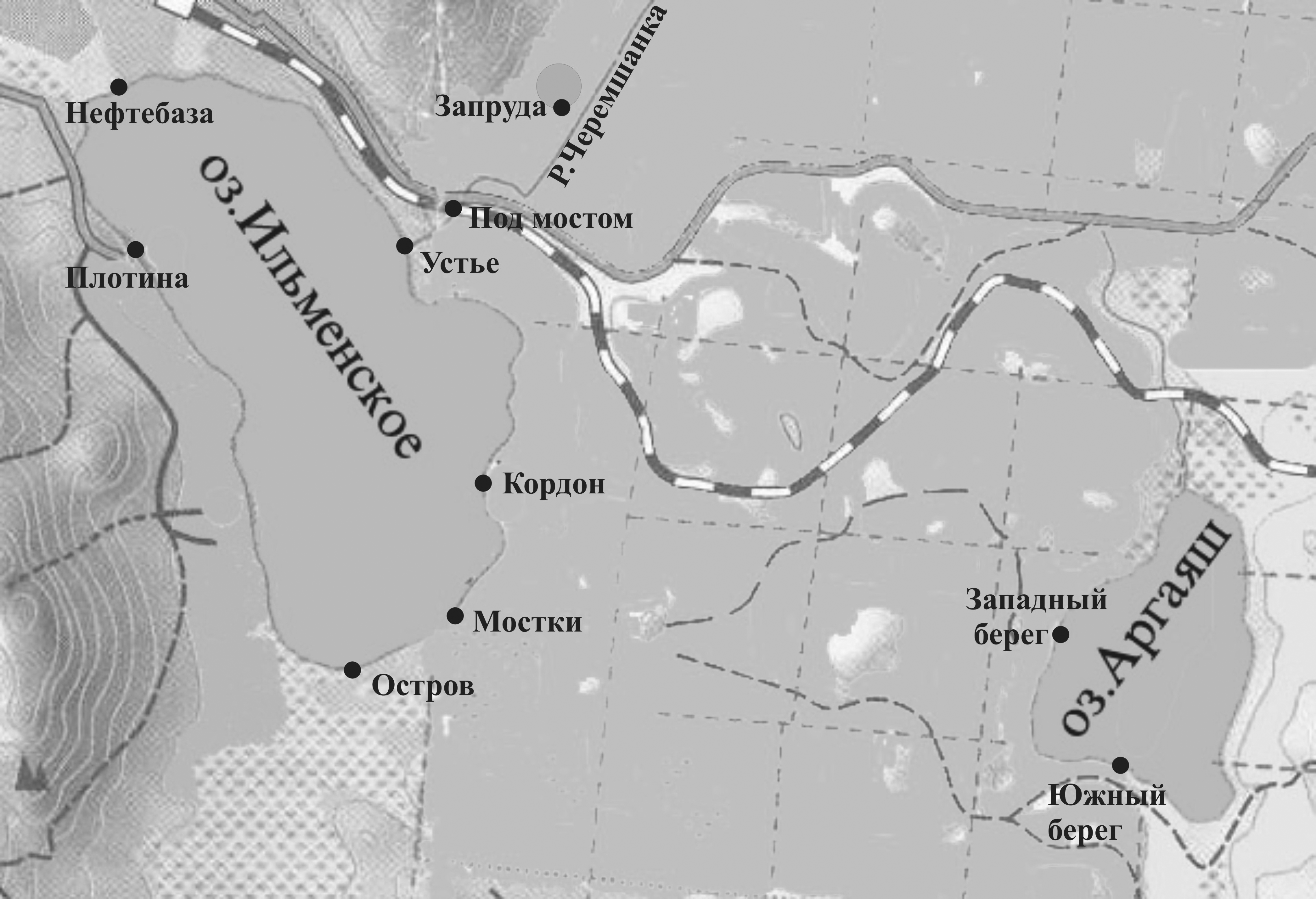 Ильменское озеро на карте: местоположение, берега, глубина, виды рыбы