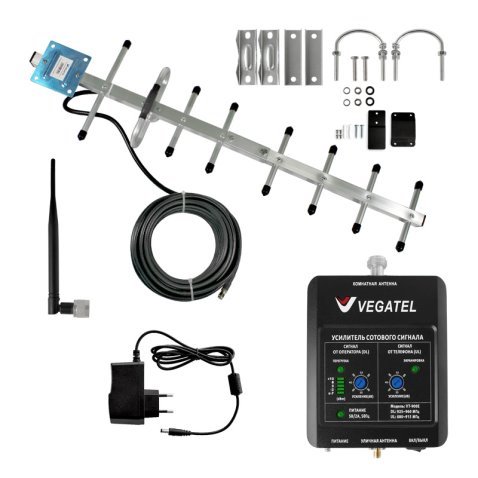 Комплект VEGATEL VT-900E-KIT LED 2017 решающий проблему плохой связи