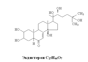 Структурные формулы фитоэкдистероидов