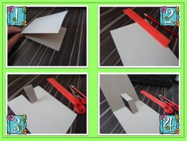 Инструкция по созданию простой pop-up-открытки