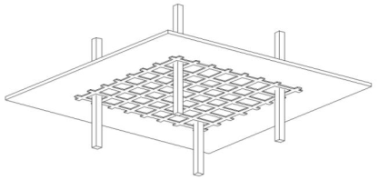 Схема усиления пролета плиты углепластиком SikaWrap 530(C)