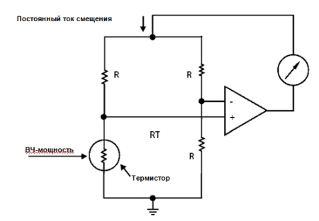 Схема термисторного датчика