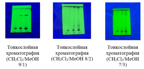 Тонкослойная хроматография этанольных экстрактов из черного чеснока (AS.75)