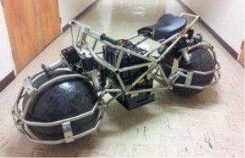 Проект мотоцикла со сферическими колесами