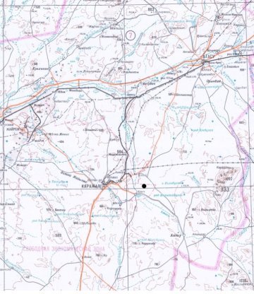Обзорная карта района работ [1, с 213]
