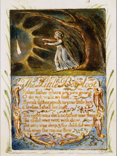 Иллюстрация к стихотворению У. Блейка “The Little Boy Lost”