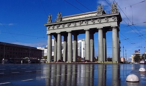 Чугунные Московские триумфальные ворота (г. Санкт-Петербург)