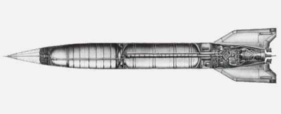 Схема баллистической ракеты Р-2 [7]