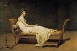 Кушетка «Рекамье», Ж. Л. Давид портрет мадам Рекамье 1800 г.