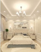 Современный дизайн кровати стиля ампир