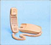 Телефон с встроенными кнопками на трубке