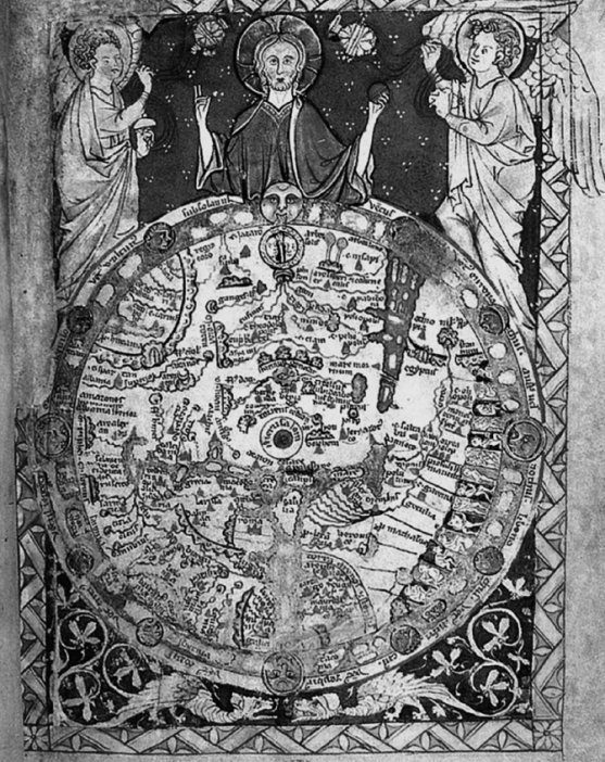 Лондонская псалтырная карта мира 1262 г.
