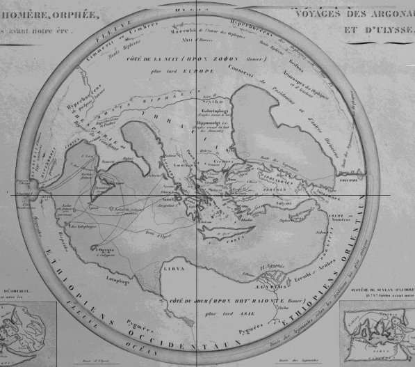 Карта Госслина (Gossellin P.)