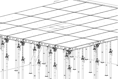 Модульный стол оптимизированной системы опалубки