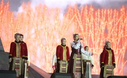 Фрагмент концерта «Память поколений» в рамках празднования Дня Победы, 2022 год