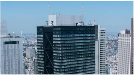 300-тонные маятники на крыше здания Синдзюку Мицуи