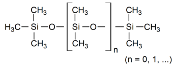 Структурная формула триметилсилилоксиполидиметилсилоксана