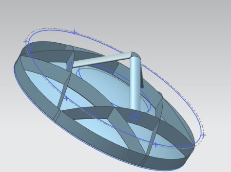 Геометрическая модель конструкции антенны