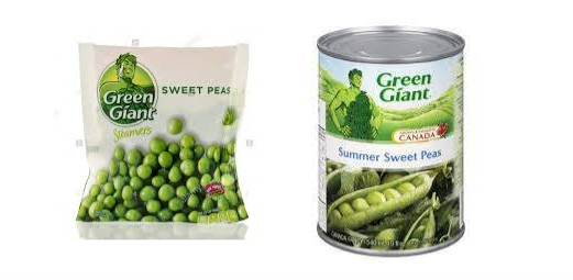 Марка «Géant Vert» первый производитель замороженного зеленого горошка