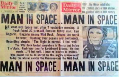 Заметка Daily Mirror «Man in space… Man in space» [8]