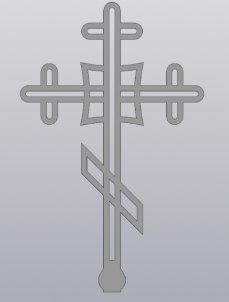 3D-модель креста