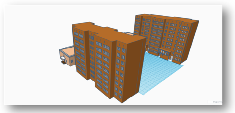 Создание 3D-модели домов