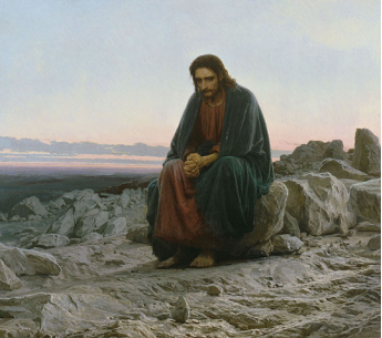«Христос в пустыне» (1872) И. Н. Крамской