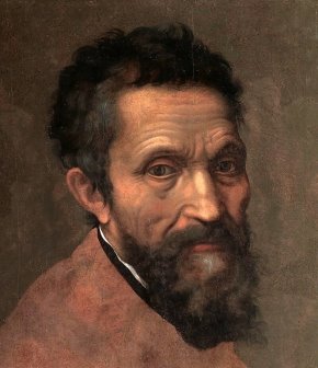 Даниэле да Вольтерра. Портрет Микеланджело. Деталь. Ок. 1545